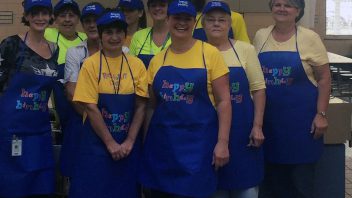 Arongen/Shatekon food service staff wear gold for Shen Goes Gold for Childhood Cancer Awareness. More info… Arongen/Shatekon food service staff wear gold for Shen Goes Gold for Childhood Cancer Awareness. More info…