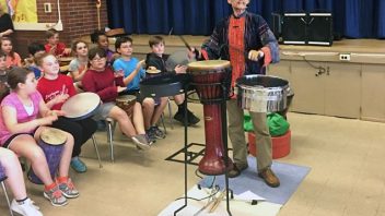 Karigon students in grades 3-5 participated in a Drumming About You assembly presented by Bob Bloom. More photos… Karigon students in grades 3-5 participated in a Drumming About You assembly presented by Bob Bloom. More photos…