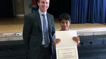 Karigon students receive awards form the NYS Attorney General and NY State Comptroller. More photos… Karigon students receive awards form the NYS Attorney General and NY State Comptroller. More photos…