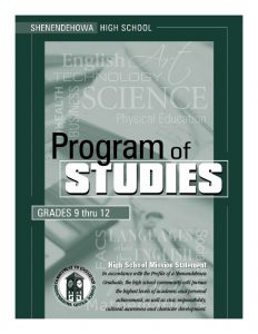 High School Program of Studies