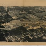 Aerial view of campus in 1972