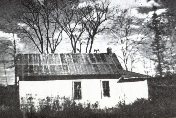 old photo of an old school house