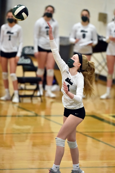 04/19/21 Girls Volleyball vs Guilderland. 