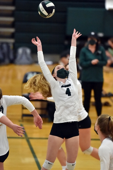 04/19/21 Girls Volleyball vs Guilderland. 