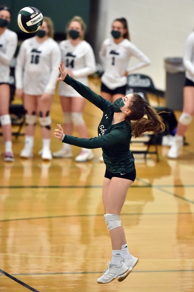 04/19/21 Girls Volleyball vs Guilderland. 