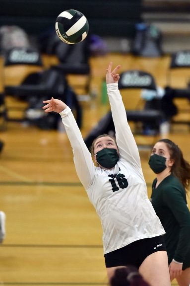 04/19/21 Girls Volleyball vs Guilderland. 