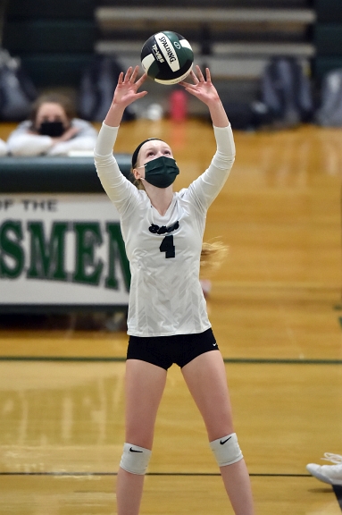 04/19/21 Girls Volleyball vs Guilderland. 