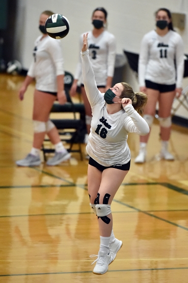 04/19/21 Girls Volleyball vs Guilderland. 