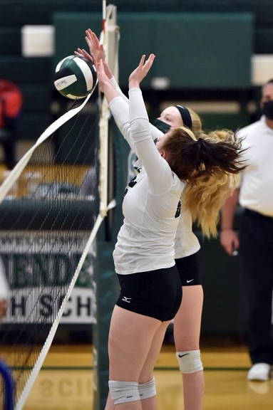 04/19/21 Girls Volleyball vs Guilderland. 