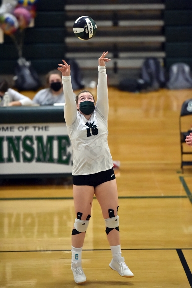 04/19/21 Girls Volleyball vs Guilderland. 