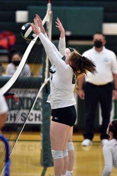 04/19/21 Girls Volleyball vs Guilderland. 