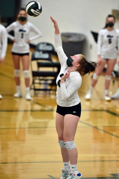 04/19/21 Girls Volleyball vs Guilderland. 