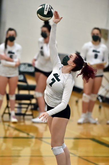 04/19/21 Girls Volleyball vs Guilderland. 