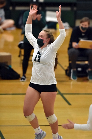 04/19/21 Girls Volleyball vs Guilderland. 