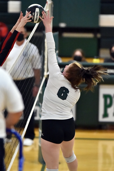04/19/21 Girls Volleyball vs Guilderland. 