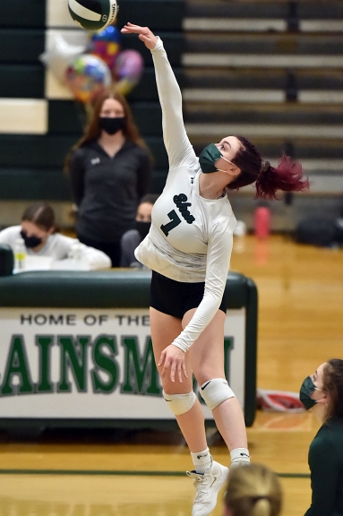 04/19/21 Girls Volleyball vs Guilderland. 