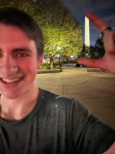 a student with the Washington Memorial