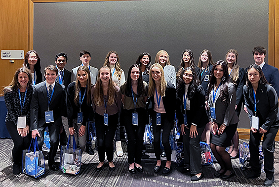 all 18 students and advisors