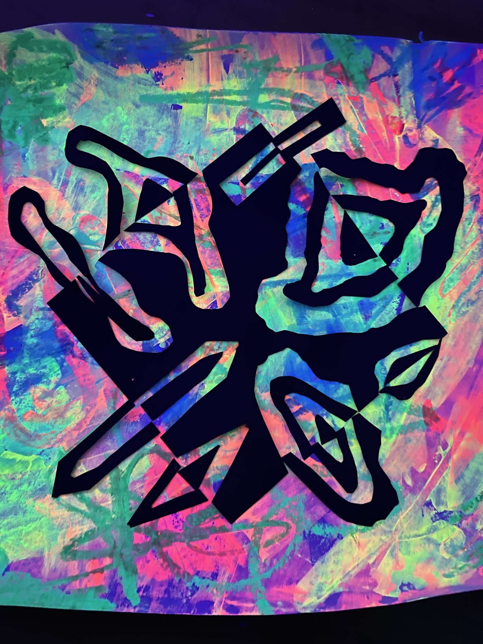 an artwork by one of the students