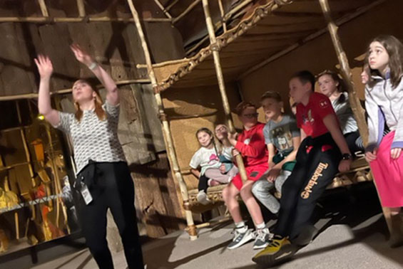 Chango fourth grader's trip to the New York State Museum. 
