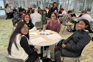Shenendehowa Business students participate in the Suburban Council Business Day at Siena College.