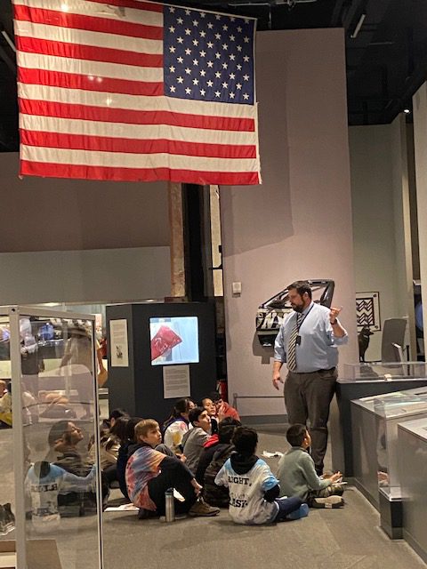 Acadia's Team 6-2 visited the 9/11 exhibit and Corning Observation Tower as a culminating activity to finishing the book, Ground Zero, by Alan Gratz.