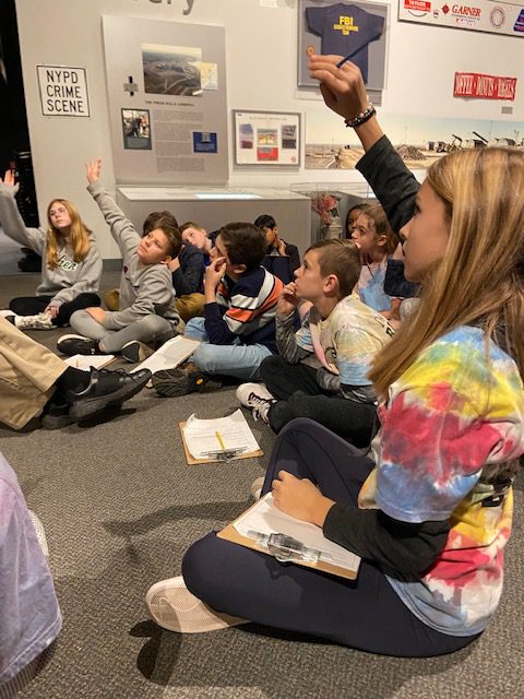 Acadia's Team 6-2 visited the 9/11 exhibit and Corning Observation Tower as a culminating activity to finishing the book, Ground Zero, by Alan Gratz.