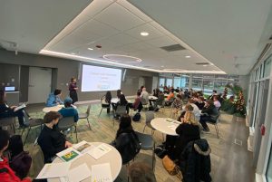 Shenendehowa Business students participate in the Suburban Council Business Day at Siena College.