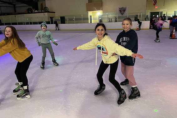 Shatekon gr. 5 takes to the ice! Happy Winter Break!