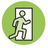 evacuate graphic