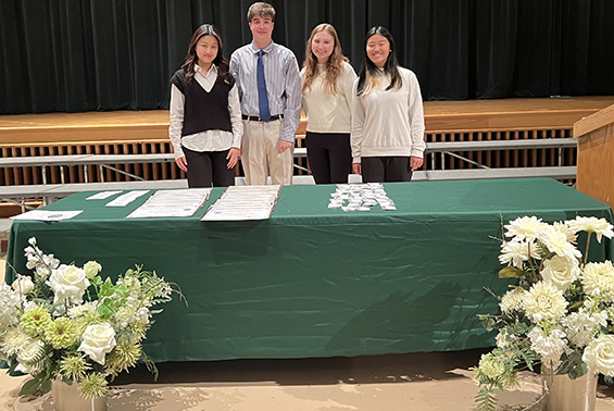 Congratulations to the 42 seniors and juniors inducted into the Shenendehowa High School Business and Marketing Honor Society. The Honor Society is in its fifth year of recognizing future leaders of business.
