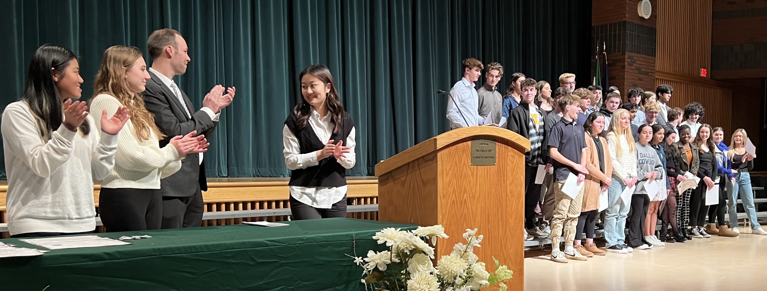 Congratulations to the 42 seniors and juniors inducted into the Shenendehowa High School Business and Marketing Honor Society. The Honor Society is in its fifth year of recognizing future leaders of business.