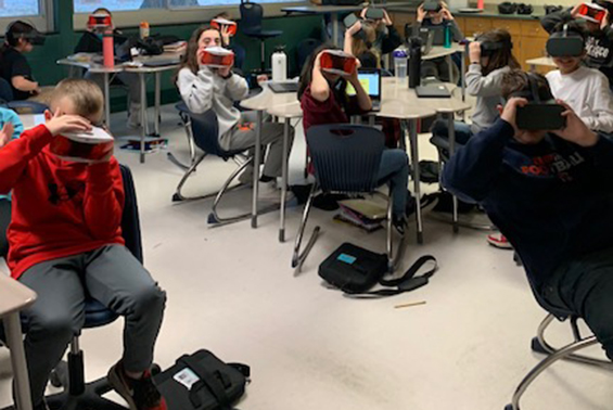 Mrs. Ricci’s 6th grade social studies class at Gowana took a virtual tour of Egypt! They had a great time exploring the sites that they learned about in class. 