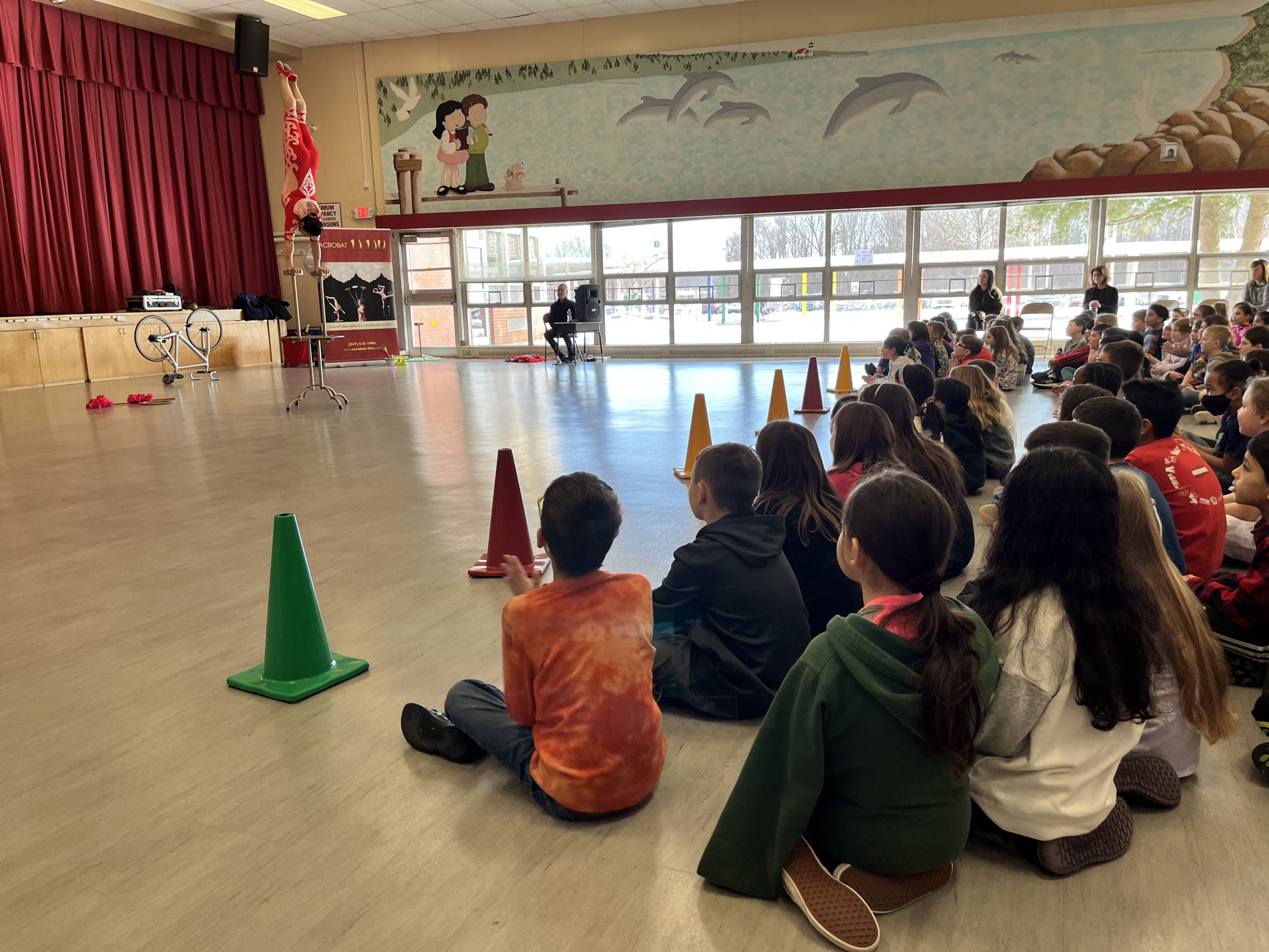 Skano students were mesmerized as they learned about the Chinese culture and the Lunar New Year through dance and acrobatics with Li Liu funded by our Skano PTA. 