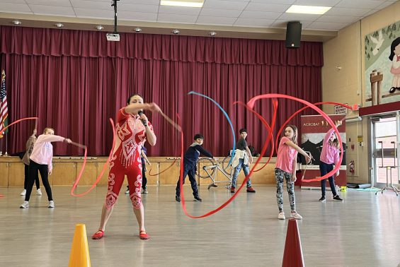 Skano students were mesmerized as they learned about the Chinese culture and the Lunar New Year through dance and acrobatics with Li Liu funded by our Skano PTA.