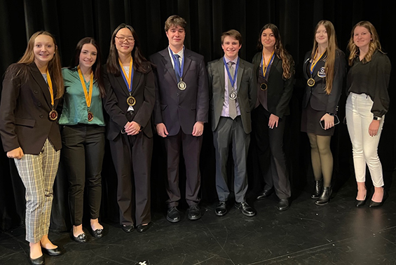 DECA students