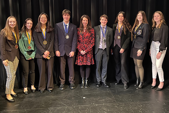 DECA students