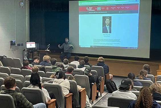 The Business Department hosted “Business Week” at High School East.