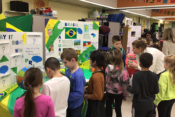 In January, Okte celebrated International Day where students and their families came together to share all about their culture. 