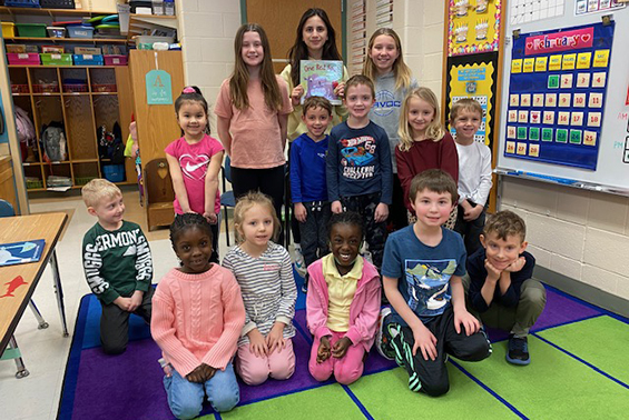 Shatekon fifth graders were guest readers. 