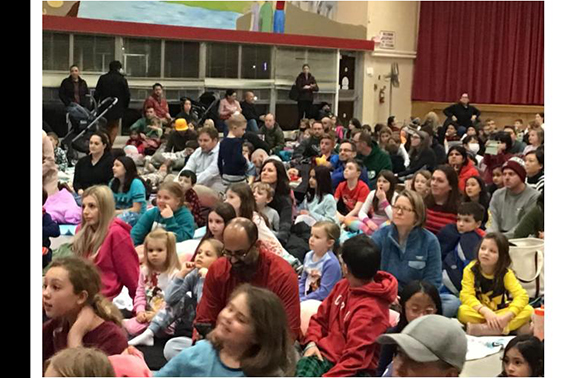 The Skano community turned out for a fun night of stories and role modeling by staff on how to make reading part of a daily routine.