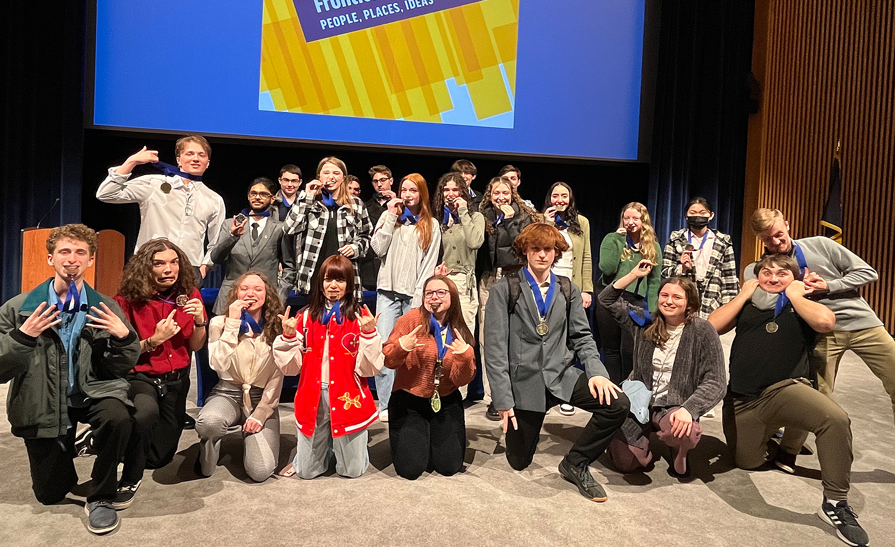 26 High School students win medals (1st, 2nd or 3rd place) at Capital