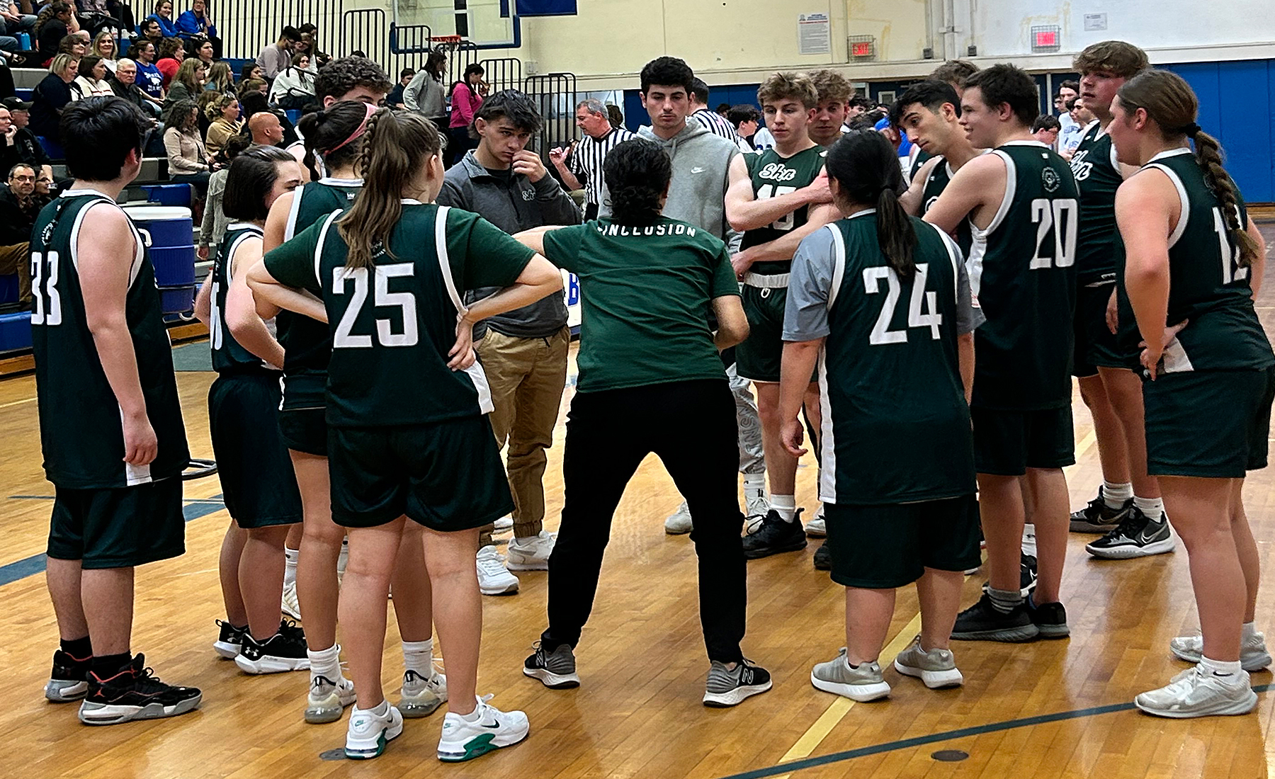 Unified basketball at Shaker in May Shenendehowa Central Schools