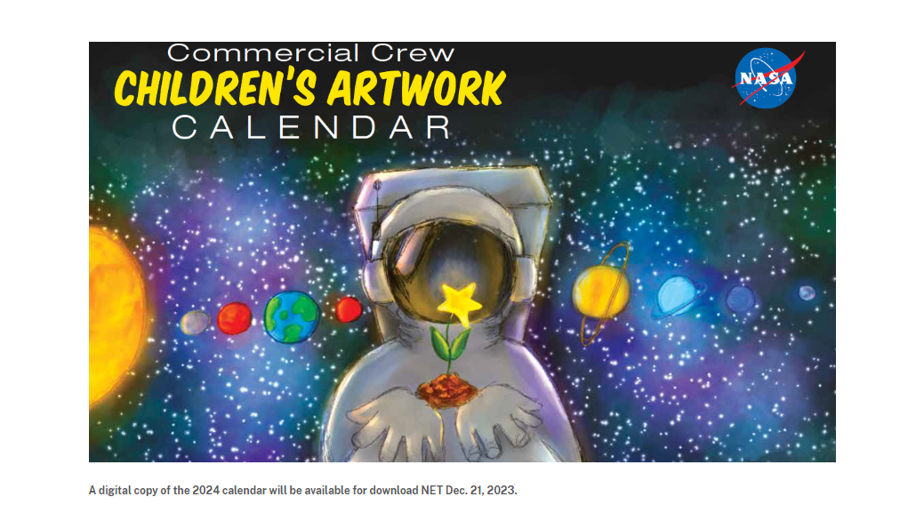 Koda 7th Grader, Ratnottama is one of the NASA 2024 Calendar Contest