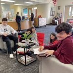 Gowana students enjoy the new future ready flexible furniture and redesigned library space.