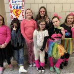Every Friday, Arongen celebratea Arongen Pride with different themed days.  Mrs. Bernard’s students used an 80s theme!