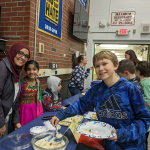 Families from Orenda and Karigon celebrated the diverse cultural background in our schools with food, table displays, traditional clothes and dancing at our Third Annual Multicultural Potluck Dinner.