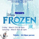 Shatekon Drama Club presents Frozen Jr! Join us on Fri. 3/15 at 6pm or Sat. 3/16 at 2pm to catch this fun performance at SHATEKON Elementary School (click for more)!