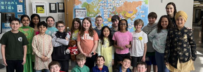 On Friday, April 4th the students of Arongen Elementary School shared their rich culture with their classmates.