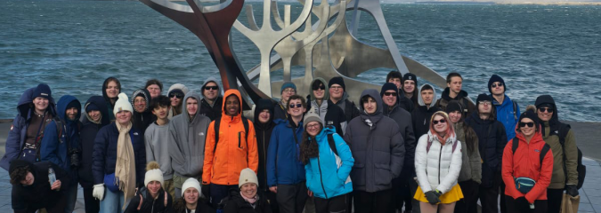 Shen High School students made it all the way to Iceland over spring break!